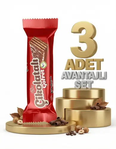 Afia Çikolatalı Sütlü Gofret 3x35 Gr - Afia