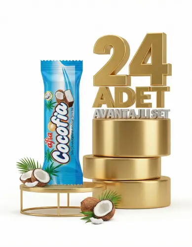 Afia Cocofia Sütlü Çikolata Kaplı Hindistan Cevizli Bar 24x27 Gr - 1