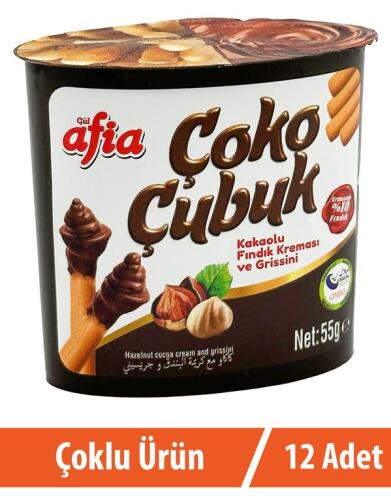 Afia Çoko Çubuk 12x55 Gr - Afia