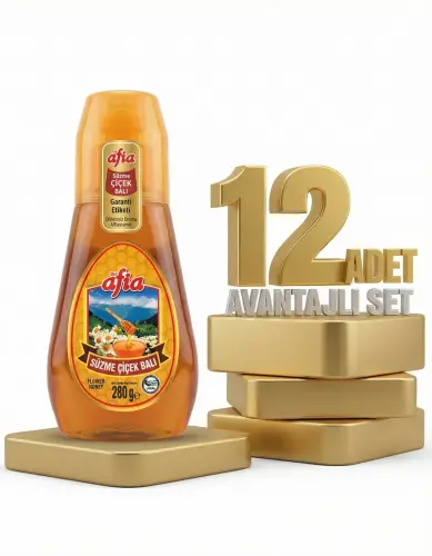 Afia Damla Tüp Süzme Çiçek Bal 12x280 Gr - 1