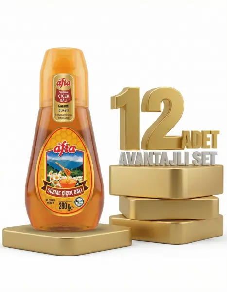 Afia Damla Tüp Süzme Çiçek Bal 12x280 Gr - 1