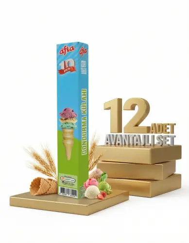 Afia Dondurma Külahı 12x10lu - AFİA