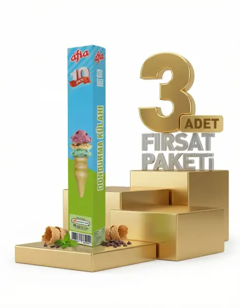 Afia Dondurma Külahı 3x10lu - 1