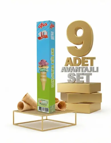 Afia Dondurma Külahı 9x10lu - AFİA