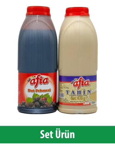 Afia Dut Pekmezi 615 Gr ve Tahin 470 Gr - Afia