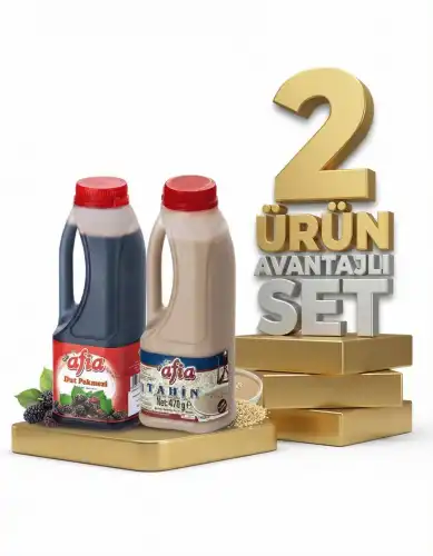 Afia Dut Pekmezi 615 Gr ve Tahin 470 Gr - 1