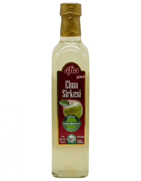 Afia Elma Sirkesi Cam Şişe 500 Ml - 1