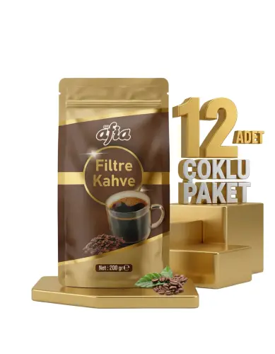 Afia Filtre Kahve 12x200 Gr - Afia