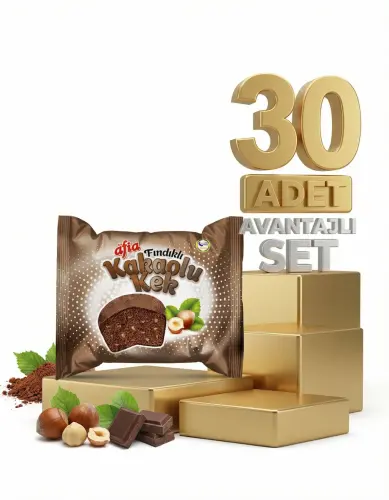 Afia Fındık Kakaolu Kek 30x40 Gr - Afia