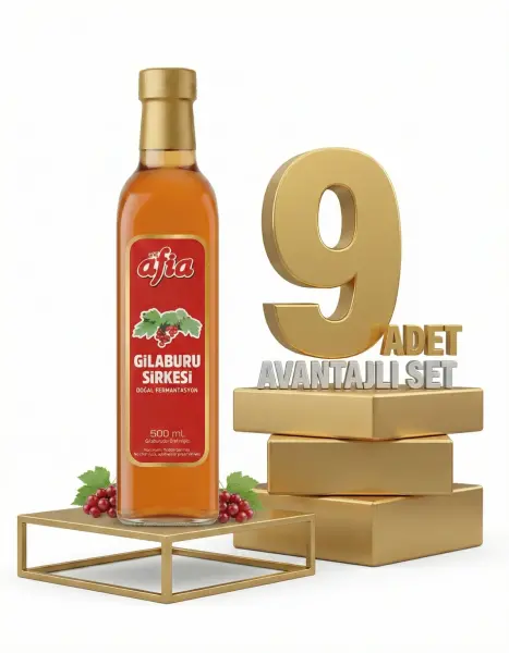 Afia Gilaburu Sirkesi Şişe 9x500 Ml - 1