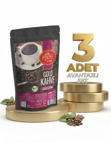 Afia Gold Kahve 3x100 Gr - 1