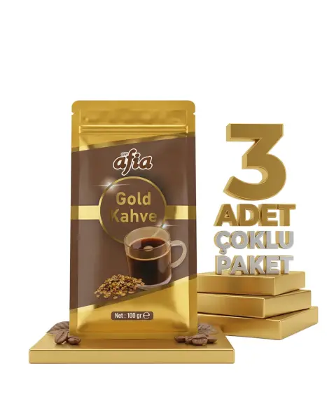 Afia Gold Kahve 3x100 Gr - 1