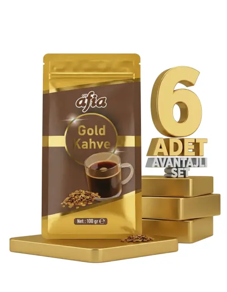 Afia Gold Kahve 6x100 Gr - 1