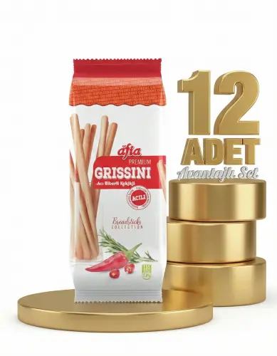 Afia Grissini Acı Biberli 12x60 Gr - 1