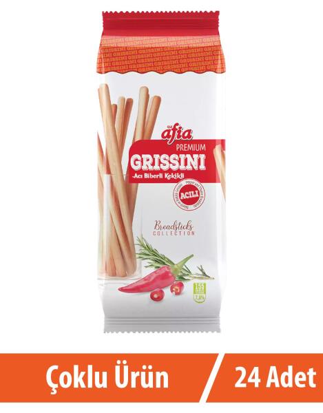 Afia Grissini Acı Biberli 24x60 Gr - 1