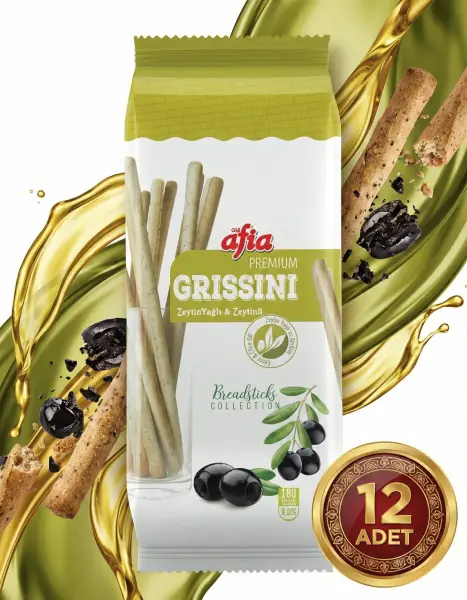 Afia Grissini Zeytinli 12x60 Gr - 3