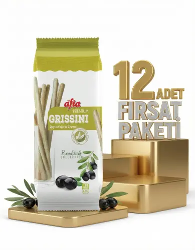 Afia Grissini Zeytinli 12x60 Gr - 2