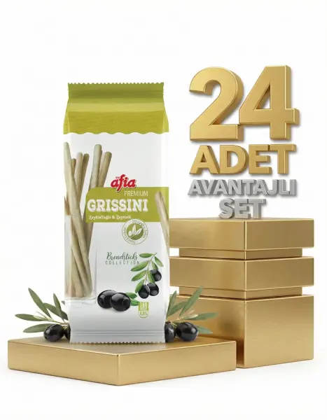 Afia Grissini Zeytinli 24x60 Gr - 1