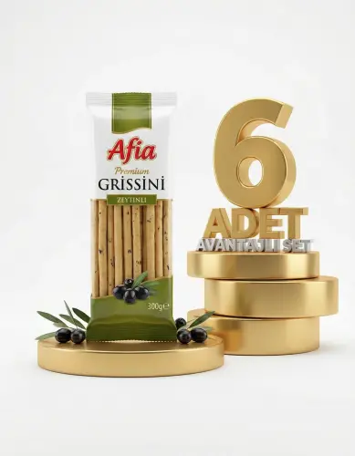 Afia Grissini Zeytinli 6x60 Gr - 1