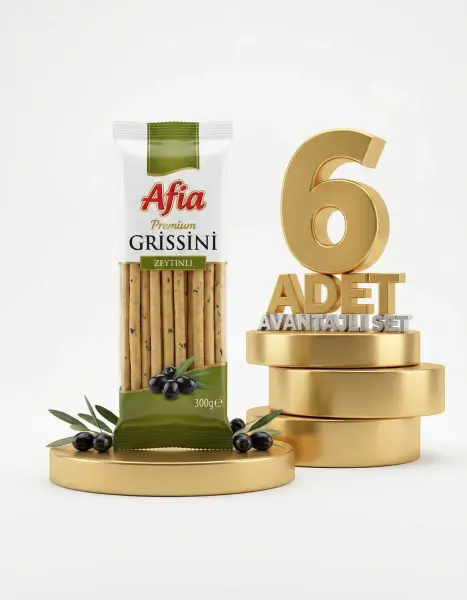 Afia Grissini Zeytinli 6x60 Gr - 1