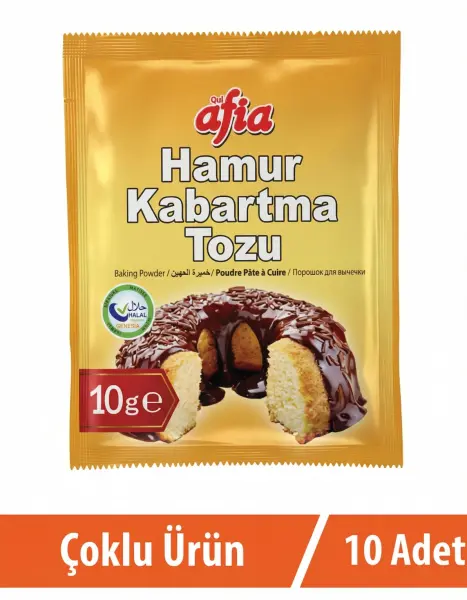 Afia Hamur Kabartma Tozu Poşet 10x10lu - 1