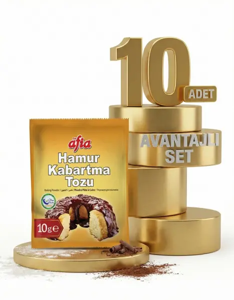 Afia Hamur Kabartma Tozu Poşet 10x10lu - 1