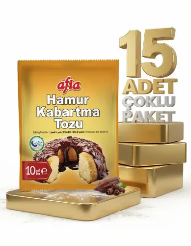 Afia Hamur Kabartma Tozu Poşet 15x10lu - Afia