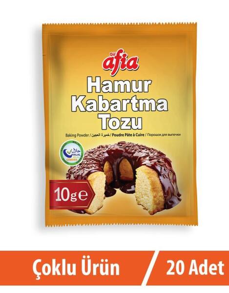 Afia Hamur Kabartma Tozu Poşet 20x10lu - 2