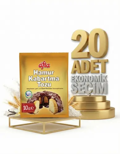 Afia Hamur Kabartma Tozu Poşet 20x10lu - 1