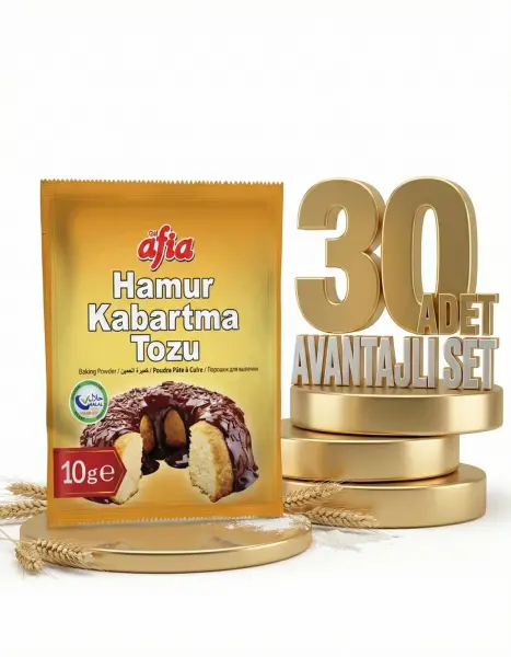 Afia Hamur Kabartma Tozu Poşet 30x10lu - 1