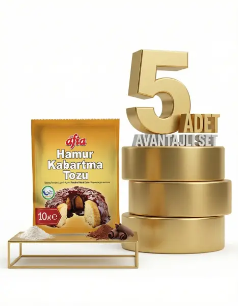 Afia Hamur Kabartma Tozu Poşet 5x10lu - 1