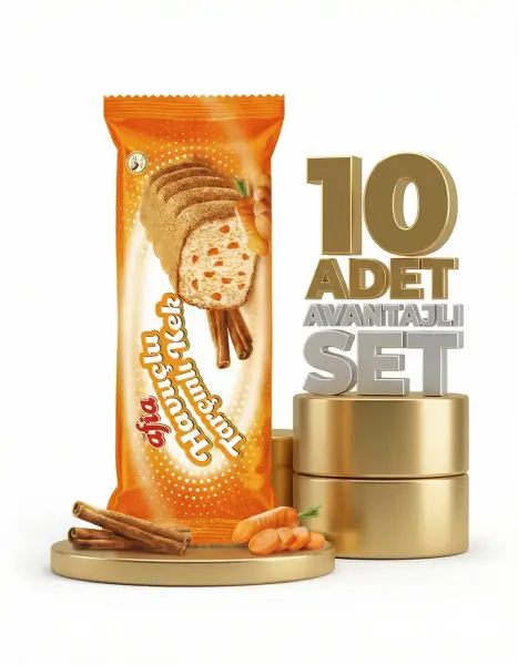Afia Havuç Tarçınlı Kek 10x40 Gr - 1