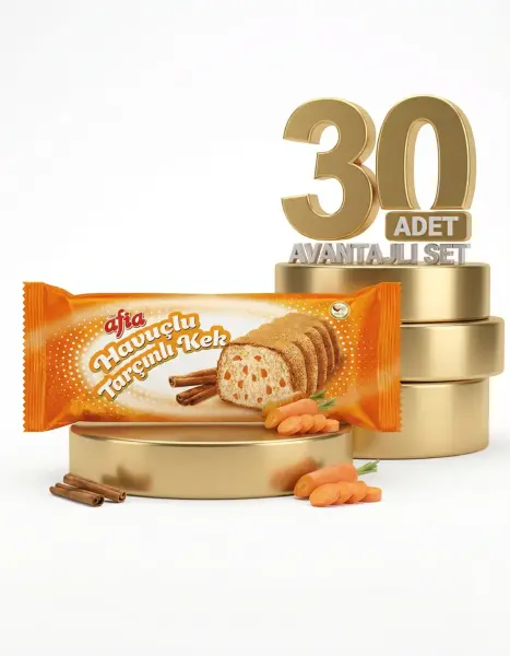 Afia Havuç Tarçınlı Kek 30x40 Gr - 1