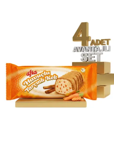Afia Havuç Tarçınlı Kek 40 Gr 3 Alana 1 Bedava - AFİA