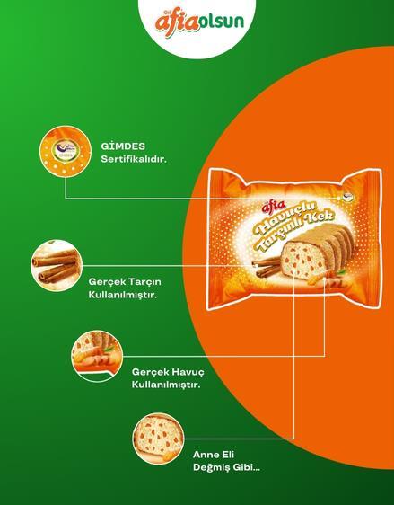 Afia Havuç Tarçınlı Kek 40 Gr - 2