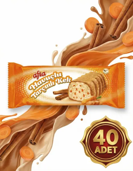 Afia Havuç Tarçınlı Kek 40x40 Gr - 3