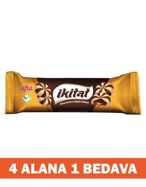 Afia İkitat Kakao Krema Dolgulu Bisküvi 75 Gr 4 Alana 1 Bedava - 1