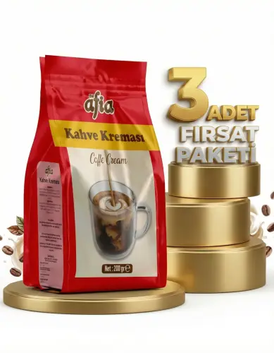 Afia Kahve Kreması 3x200 Gr - 1