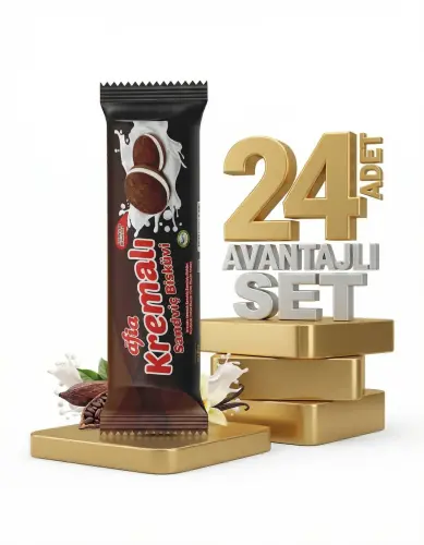 Afia Kakao Kremalı Sandviç Bisküvi 24x60 Gr - AFİA