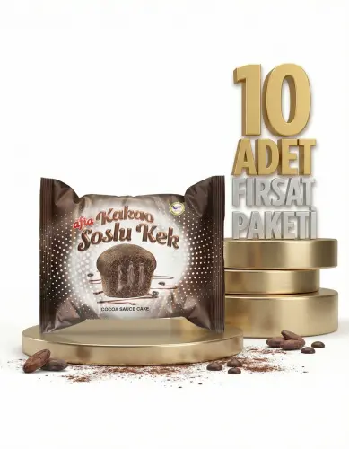 Afia Kakao Soslu Kek 10x40 Gr - Afia