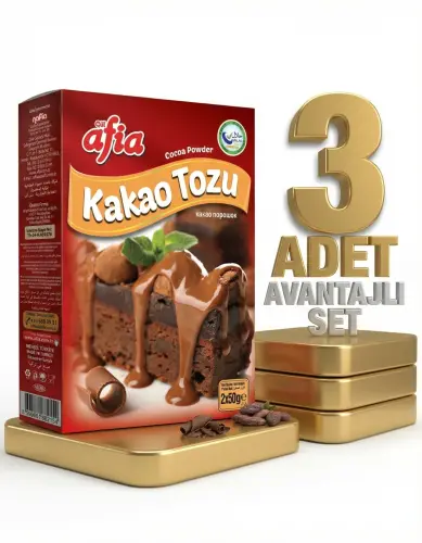 Afia Kakao Tozu 3x100 Gr - Afia