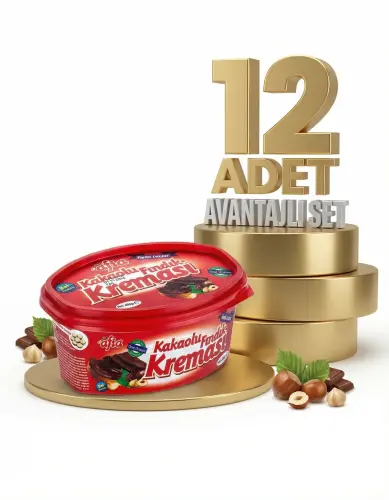 Afia Kakaolu Fındık Kreması 12x400 Gr - Afia