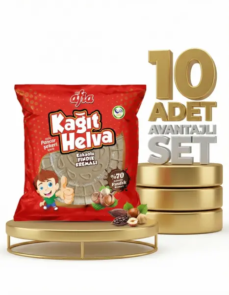 Afia Kakaolu Kağıt Helva 10x45 Gr - 1