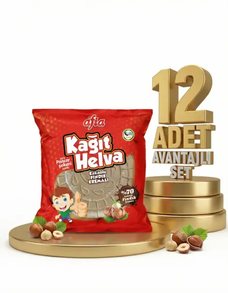 Afia Kakaolu Kağıt Helva 12x45 Gr - 1