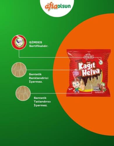 Afia Kakaolu Kağıt Helva 45 Gr - 2