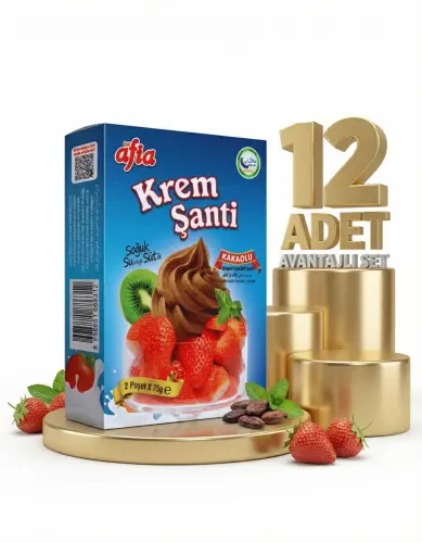 Afia Kakaolu Krem Şanti 12x150 Gr - Afia