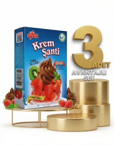 Afia Kakaolu Krem Şanti 3x150 Gr - Afia