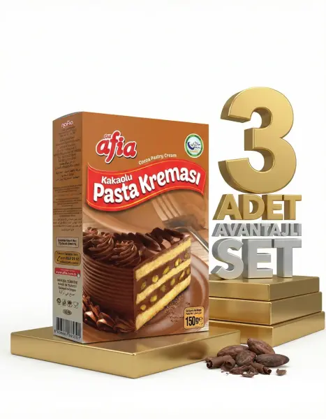 Afia Kakaolu Pasta Kreması 3x150 Gr - 1