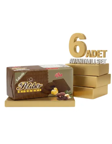 Afia Kakaolu Petibör Bisküvi 180 Gr 5 Alana 1 Bedava - AFİA