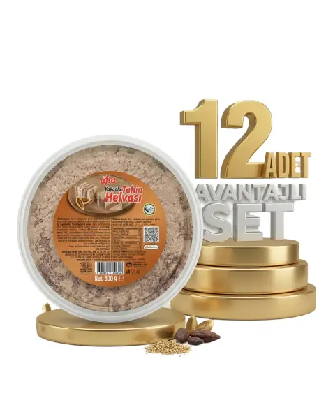 Afia Kakaolu Tahin Helvası 12x500 Gr - 1